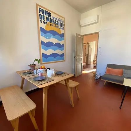 T3 Renove Dans Une Maison De Ville Marsella Exterior foto